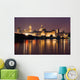 Cityscape Of Mantua At Night Wall Mural