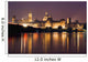 Cityscape Of Mantua At Night Wall Mural