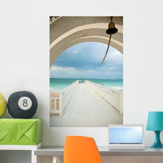 Sea and Bell Wall Decal