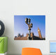 Houses Of Parliament And Street Lamp Wall Mural