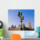 Houses Of Parliament And Street Lamp Wall Mural