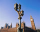 Houses Of Parliament And Street Lamp Wall Mural