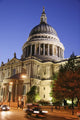 Black Cab Passing St Paul's Cathedral, Blurred Motion Wall Mural