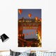 Red Lanterns And Gate On Gerrard Street In Chinatown London Wall Mural