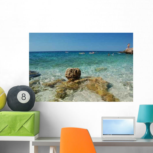 Beach Ivan Dolac Hvar Wall Decal