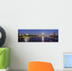 Looking Down The Thames At Dusk Wall Mural