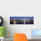 Looking Down The Thames At Dusk Wall Mural