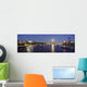 Looking Down The Thames At Dusk Wall Mural