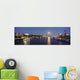 Looking Down The Thames At Dusk Wall Mural