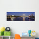 Looking Down The Thames At Dusk Wall Mural