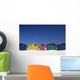 Colourful Beach Huts In Cape Town Wall Mural