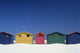 Colourful Beach Huts In Cape Town Wall Mural
