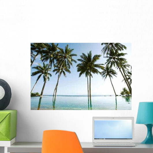 Resort Swimming Pool Wall Decal