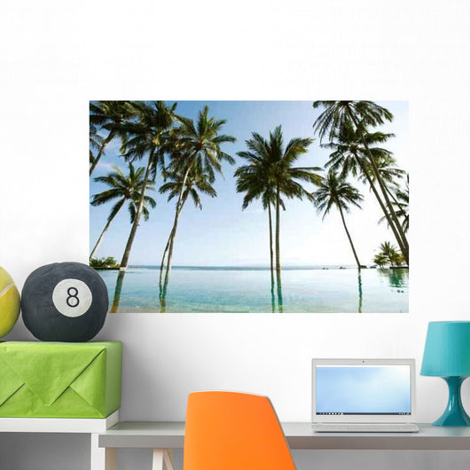 Resort Swimming Pool Wall Decal
