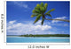 View Of Deserted Beach From Tapuae Tai Island Wall Mural