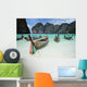 Wooden Boats In Maya Bay Wall Mural