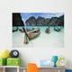 Wooden Boats In Maya Bay Wall Mural