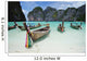 Wooden Boats In Maya Bay Wall Mural