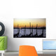 Gondolas At Sunset Wall Mural