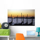 Gondolas At Sunset Wall Mural