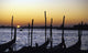 Gondolas At Sunset Wall Mural