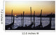 Gondolas At Sunset Wall Mural
