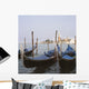 Moored Gondolas Canal St Wall Decal