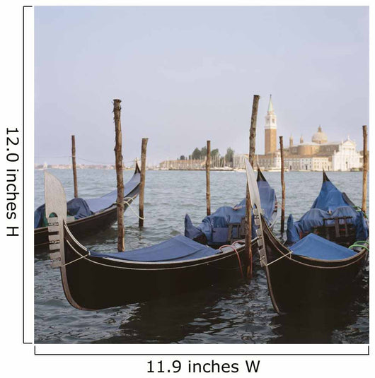 Moored Gondolas Canal St Wall Decal