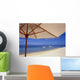 Umbrella and Tropical Beach Wall Mural