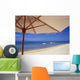 Umbrella and Tropical Beach Wall Mural