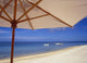 Umbrella And Tropical Beach, Close Up Wall Mural