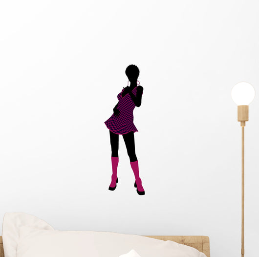 African American Go Go Wall Decal