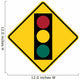 Road Sign - Traffic Light Wall Decal