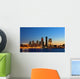 Wide Louisville Kentucky Skyline Wall Decal