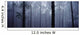 Pine Trees In Cloud In The 'forest Corona' Wall Mural