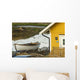 Boat And Traditional House On Flaton Island Wall Mural