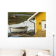 Boat And Traditional House On Flaton Island Wall Mural