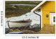 Boat And Traditional House On Flaton Island Wall Mural