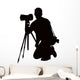 photographer make photo photography Wall Decal