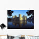 The Majestic Bodiam Castle And Its Reflection In Surrounding Moat Wall Mural