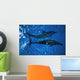 Two Spinner Dolphins In Ocean Wall Mural