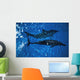 Two Spinner Dolphins In Ocean Wall Mural