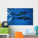 Two Spinner Dolphins In Ocean Wall Mural