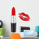 Red lipstick Wall Decal