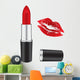 Red lipstick Wall Decal