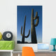Two Saguaro Cacti In The Sonoran Desert Wall Mural