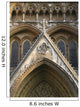 Detail Of Westminster Abbey Wall Mural