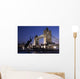 Tower Bridge At Dusk With Dolphin Statue In The Foreground Wall Mural