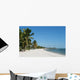 Lonely Caribbean beach, Key West, Florida Wall Mural
