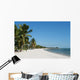 Lonely Caribbean beach, Key West, Florida Wall Mural
